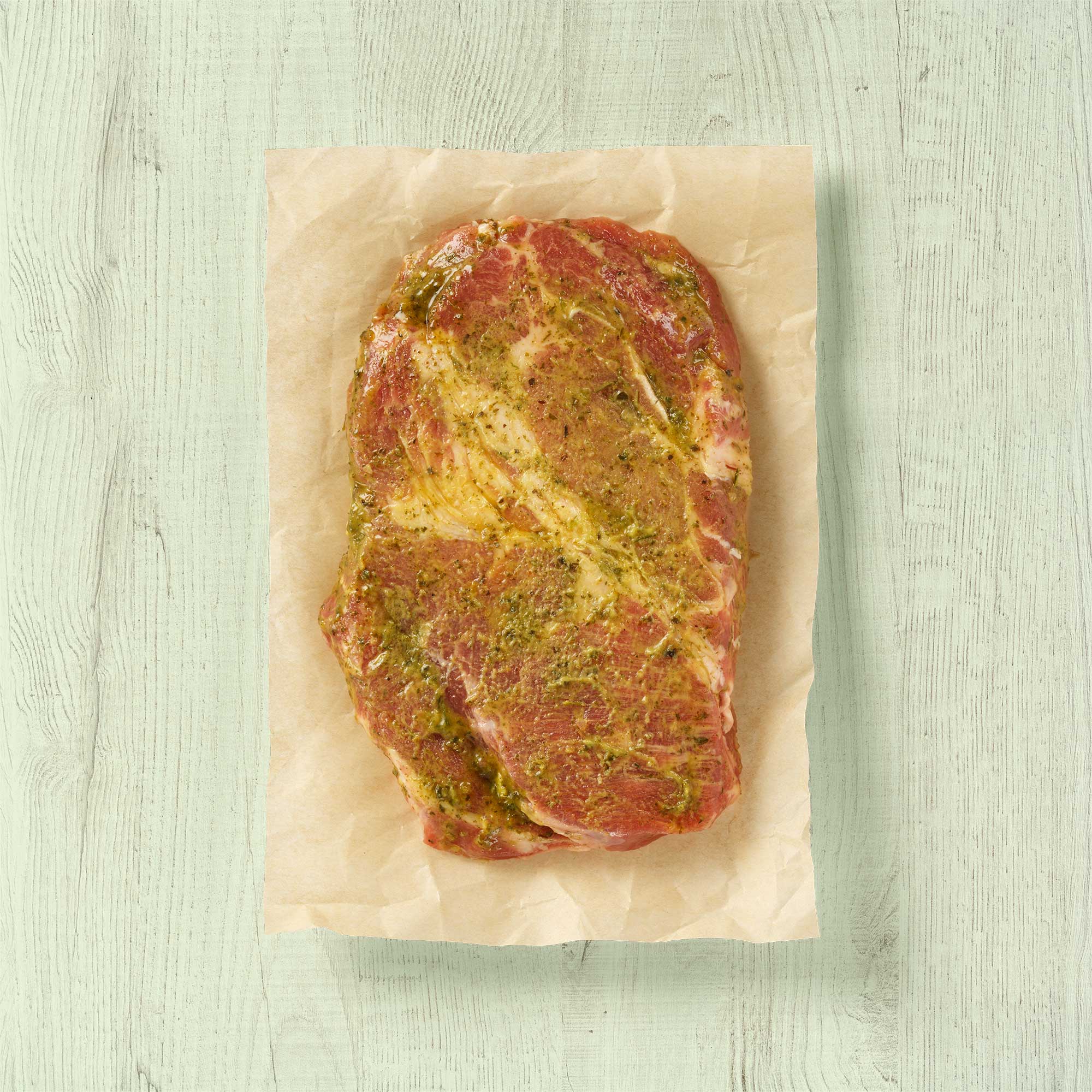 Nackensteak Kräuterbutter