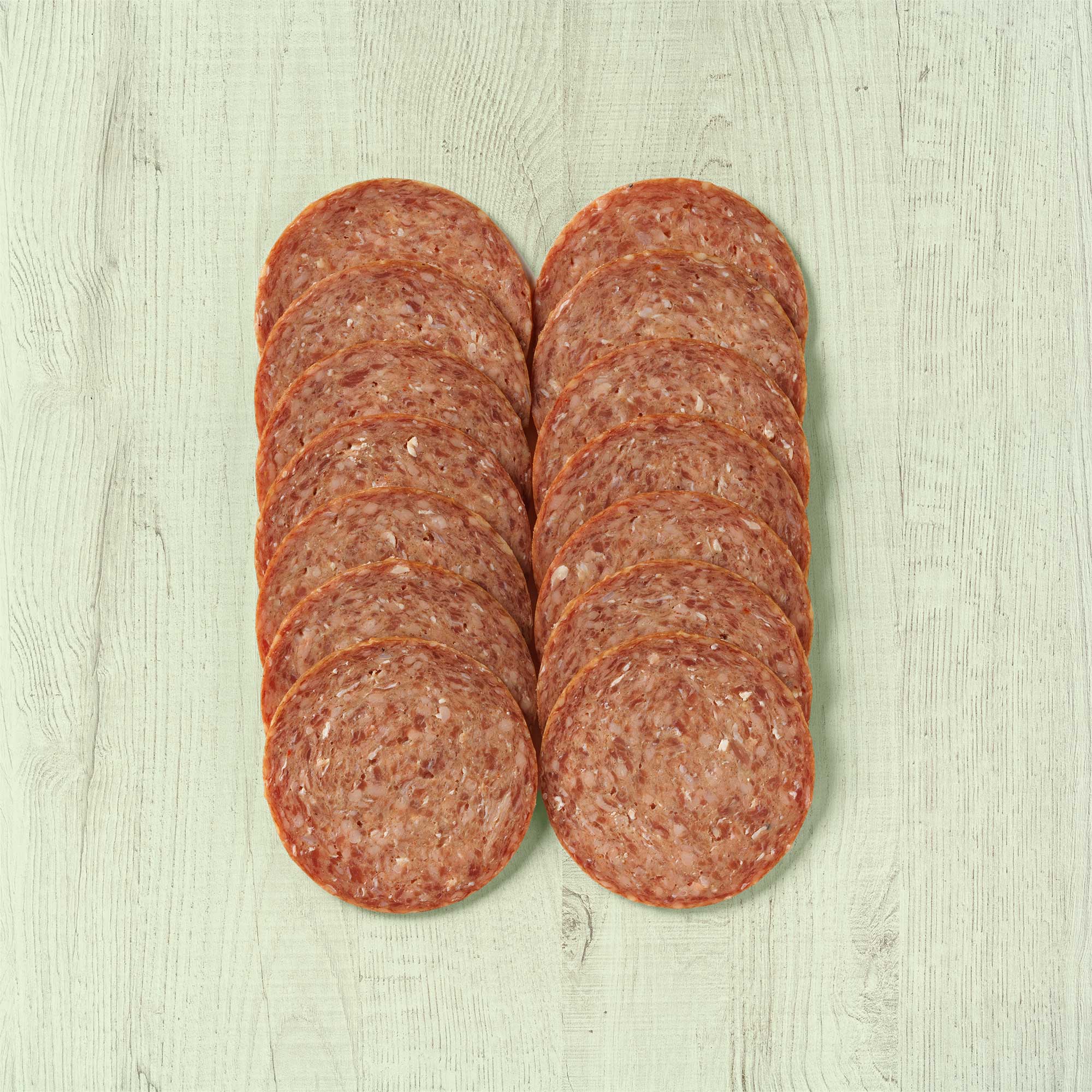 Lammsalami Aufschnitt