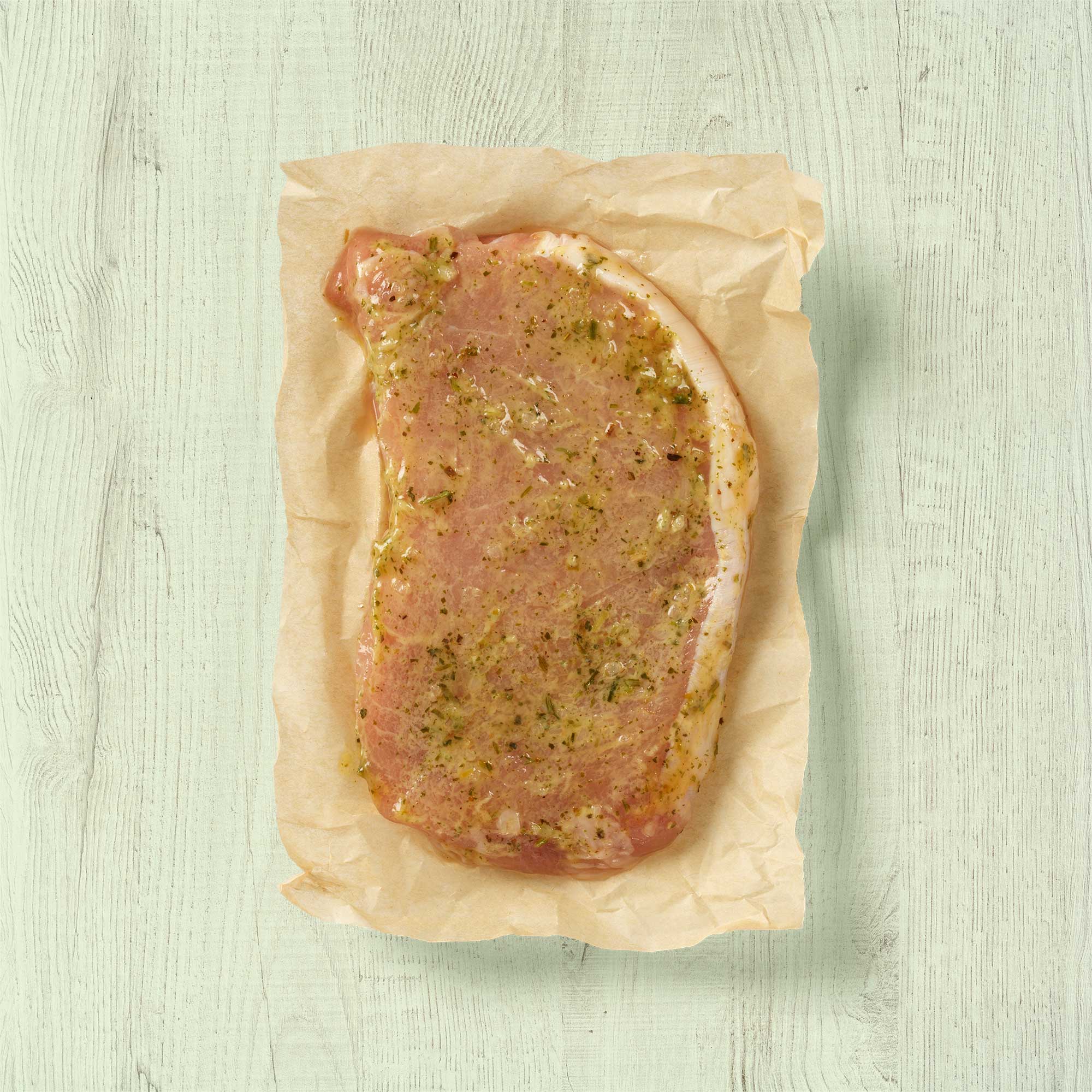 Rückensteaks Kräuter Knoblauch